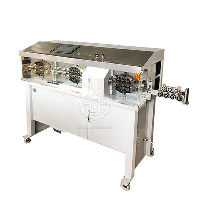 100pcs / H PLC Döner Bıçaklı Büyük Otomatik Kablo Soyma Makinesi