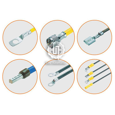 Kompakt Konektör Pnömatik Tel Crimper 0.25-6.0mm2 Sıkma Aralığı