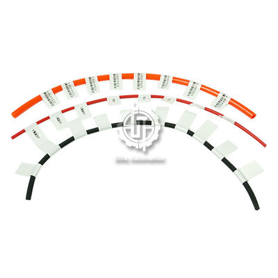 Kablolar / Hortumlar Otomatik Etiketleme Makinesi Genişliği 10-52mm Uzunluk 40-140mm
