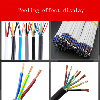 Çift Bıçak Tasarımlı 3F / 4F Pnömatik Tel Soyma Makinesi